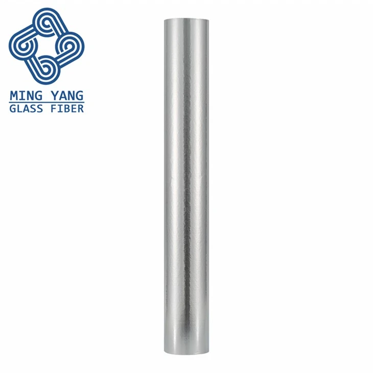 Aluminum Foil Glass Fiber Laminated Fiberglass Tape Fabric Facing Piping